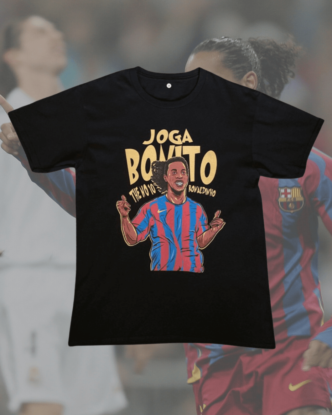 Ronaldinho tee - Mystery Football Shirts 4U